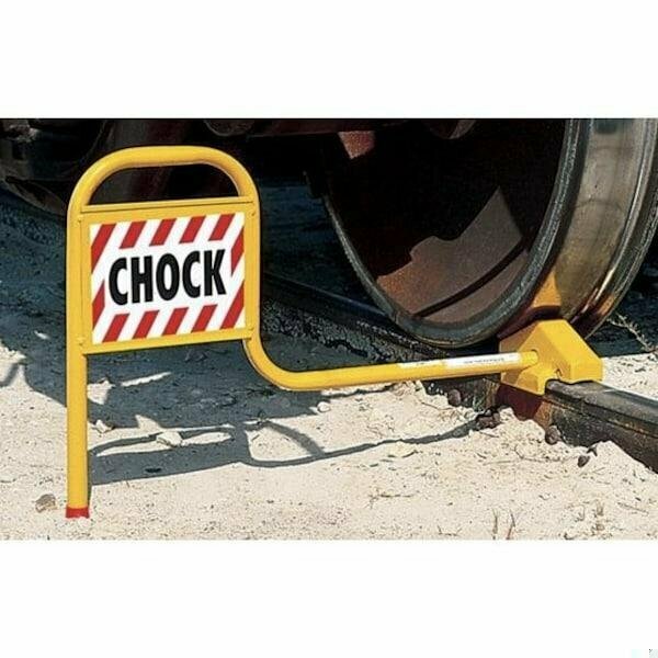 Accuform RAIL CAR CHOCKS OPTION SINGLECHOCK, FWC201 FWC201